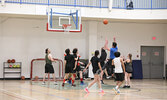 Three teams took part in the Winter Festival basketball tournament at the Rec Centre on March 3.   Tim Brody / Bulletin Photo
