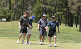 This year’s winning team, from left: Allan Lago, Joe Carbone, Gib Ariano, and Rob Favot. - Tim Brody / Bulletin Photo