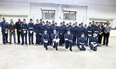 Members of 270 Otter Royal Canadian Air Cadet Squadron with their instructors. - Tim Brody / Bulletin Photo