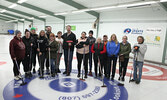 Participants in the Sioux Lookout Golf and Curling Club’s Curling Day in Canada mini fun spiel.    Tim Brody / Bulletin Photo