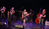 Angelique Francis and The Angelique Francis Band. From left: Kira Francis, Kharincia Francis, Angelique Francis, Kiran Francis, and Dave Williamson.    Tim Brody / Bulletin Photo