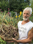 George Hoggarth holding his August 2019 garlic harvest.   Submitted Photo