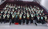 The graduating class from Sioux North High School.    Tim Brody / Bulletin Photo