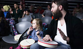 Children and their parents participate in the Samajam performance. - Tim Brody / Bulletin Photo