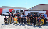 St. Catharines Mayor Walter Sendzik and St. Catharines Acting Fire Chief Jeff McCormick helped launch Lac Seul’s Fire and Emergency Services Department , alongside Lac Seul First Nation Chief and Band Council, with a ribbon cutting ceremony. - Jesse Bonel
