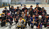 Atom B Side Champs - Sandy Lake.   Photos courtesy of Lil Bands Hockey Tournament