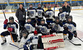 Jr. Girls Team A Side Champs - Lac Seul.   Photos courtesy of Lil Bands Hockey Tournament
