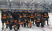 Midget B Side Champs – Garden Hill.   Photos courtesy of Lil Bands Hockey Tournament