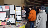 A variety of local organizations had booths and resources on display for students at the Mental Wellness Fair, which was in the Sioux North High School cafetorium. - Jesse Bonello / Bulletin Photo