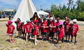 Sacred Heart School students attend the National Indigenous Peoples Day celebration at SLMHC.    Photo courtesy of Sacred Heart School