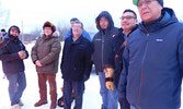 Dignitaries, including Kenora MP Bob Nault (fourth from right) and Kiiwetinoong MPP Sol Mamakwa (second from right) joined Pikangikum First Nation community members in celebrating their connection to the provincial power grid.- Kenora MP Box Nault Submitt