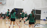 The SNHS Junior Girls Volleyball Team take on the Fort Frances Muskies.   Tim Brody / Bulletin Photo