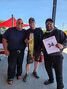 Tournament Coordinator Jeremy Fund presents first prize to the team of Domenic Vita and John Vita.   Sioux Lookout Walleye Weekend / Submitted Photo