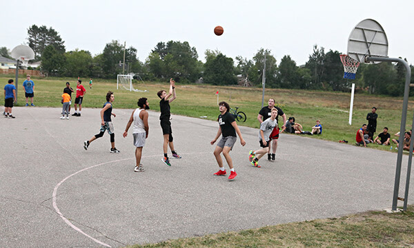 3 on 3 basketball