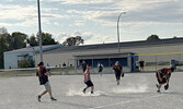 Gym Class Heros playing against Red Skins in the semi-finals.   Angela Anderson / Bulletin Photo