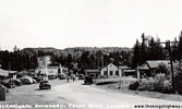 Border crossing at Pigeon River as it would have looked when Nan and Richard crossed it in May 1941. The bridge was removed in 1963 when the new border crossing at Grand Portage was opened.      Source: Thekingshighway.ca 