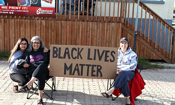 Protests to continue in Sioux Lookout in support of people of colour