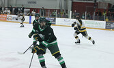 Bombers forward Connor Burke scored the game winning goal for the Bombers.   Tim Brody / Bulletin Photo