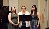 From left: Myriam Bernier, Heidi Weaver, and Rebecca Crane. - Jesse Bonello / Bulletin Photo