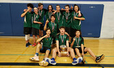 Sioux North High School defeated Dryden High School in a thrilling five-set final to earn their gold medals. - Rhonda MacRae / Submitted Photo