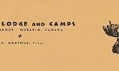 Letterhead for Winoga Lodge and Camps, January 1941.     Source: Herman Stern Papers, Special Collections, University of North Dakota