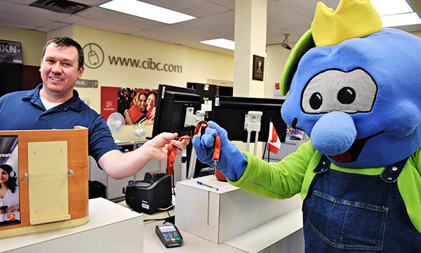 Pick a prize at CIBC