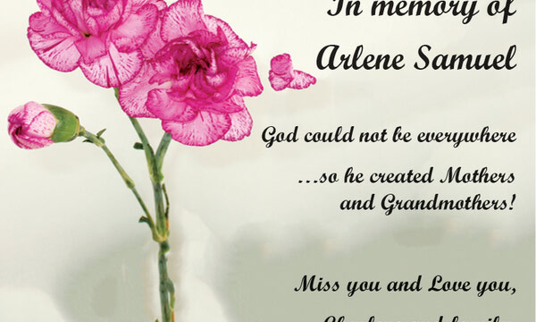 Memories & Celebrations: In Memoriam - Arlene Samuel