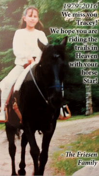Memories & Celebrations of Life: Tracey Friesen 