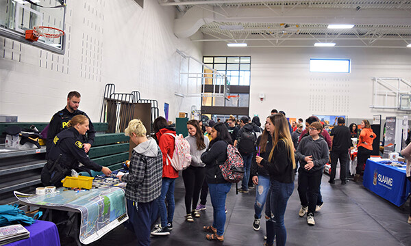 Hundreds of students explore future opportunities during career fair at SNHS
