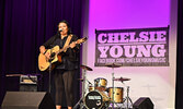 Edmonton country music artist, and member of the Bigstone Cree Nation, Chelsie Young performed for students and guests. - Jesse Bonello / Bulletin Photo