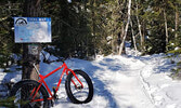 Cedar Bay fat biking trail at the Duck Lake Lookout. - Ryan Jung / Submitted Photo