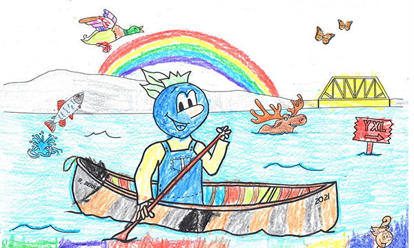 Blueberry Festival Colouring Contest