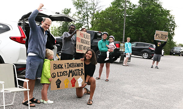 Corridor of Love initiative shows support for people of colour who experience racism, discrimination