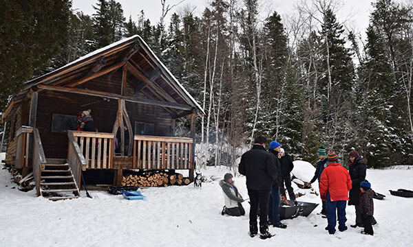 Hikers, skiers, residents help kick off Cosy Cabin Saturdays