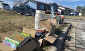 A variety of items were set out to find new homes during the first Curbside Swap of the season.    Tim Brody / Bulletin Photo