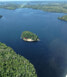 Nan and Richard’s island home on Abram Lake near Sioux Lookout as it looks today.     Source: Winoga Lodge, Facebook