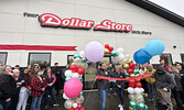 A large crowd gathered for Your Dollar Store With More’s grand opening on Feb. 5.   Tim Brody / Bulletin Photo