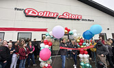 A large crowd gathered for Your Dollar Store With More’s grand opening on Feb. 5.   Tim Brody / Bulletin Photo