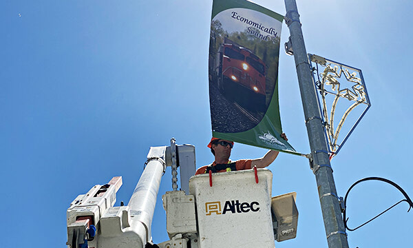 Sprucing up the downtown