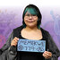 Memekwe Morriseau from Weagamow First Nation, and Morriseau’s “Alien Beastie” created for Abitewaapisowikiishikaa (Dress Purple Day).   Submitted Photo