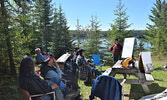 Elders split up into different language groups for sharing sessions during the symposium. - Jesse Bonello