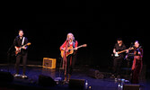 From left: Kyler Tapscott – guitar, Amanda Rheaume, Tyson Galloway – bass, and Alyssa Delbaere-Sawchuk – fiddle.   Tim Brody / Bulletin Photo