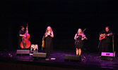 Maggie’s Wake opened this season’s Sioux Hudson Entertainment Series. From left: Peter Klassen, Tara Dunphy, Lindsay Schindler, and Ken Palmer. Tim Brody / Bulletin Photo