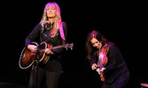 Madison Violet, the Juno-nominated Canadian music duo composed of singer-songwriters Brenley MacEachern (left) and Lisa MacIsaac.    Tim Brody / Bulletin Photo