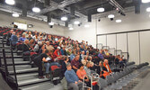 The performance marked the first Sioux-Hudson Entertainment Series show inside the Sioux North High School cafetorium. - Jesse Bonello / Bulletin Photo