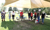 FASD awareness walk participants prepare to begin their trek.      Tim Brody / Bulletin Photo