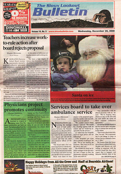 From the Archives:  Wednesday, December 20, 2000
