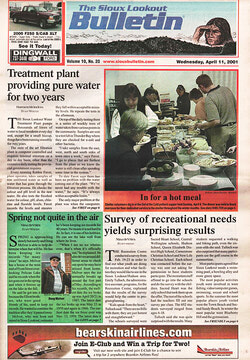 From the Archives: Wednesday, April 11, 2001