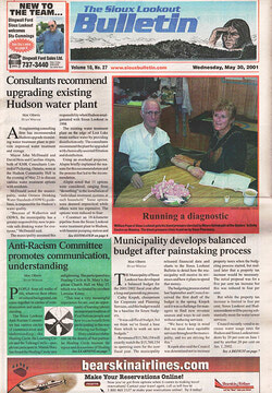 From the Archives: Wednesday, May 30, 2001