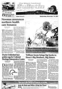 From The Archives: Wednesday, November 14, 2001